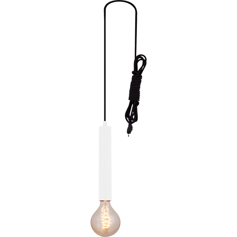 Simple Attractive Slim Pendant Adjustable Window Pendant Light Matt Black E27