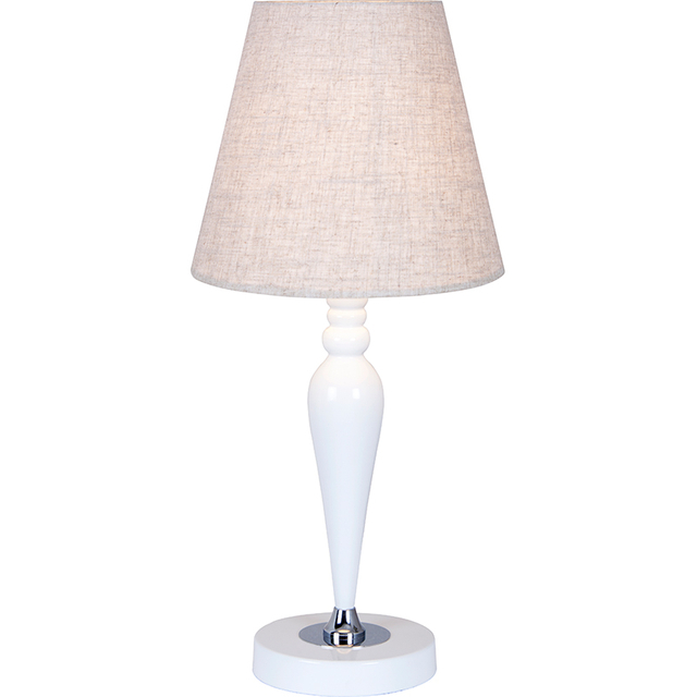 Modern and Functional Table Lamp with 6 Degree Anti-Tilt Base, H37CM Height, and White Finish