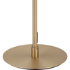 Elegant Nordic Authenic Brass Standing Light Smoke Globe Glass Floor Lamp 4lys G9 Dim