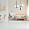 Stylish Amber Glass Pendant Light with Ball-Shaped Shade and G9 Bulb Fitting