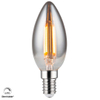 Smoke-colored 230V E14 Base LED C35 Candle Bulb with 4W Power And Dimming Feature