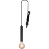 Simple Attractive Slim Pendant Adjustable Window Pendant Light Matt Black E27