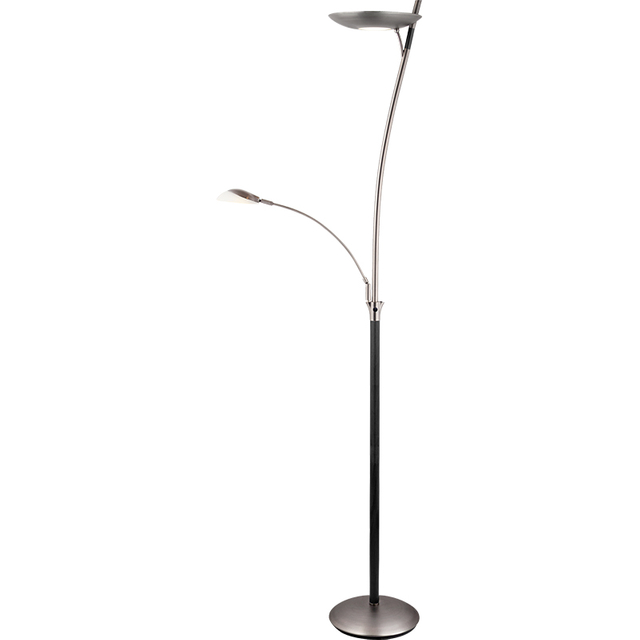 Creative Standing Light in Tin with Dual Stepless Dimmer and Chic Aesthetic