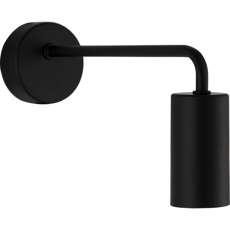 Enhance Your Space with the Simple Modern Style Wall Light - Matt Black - E27