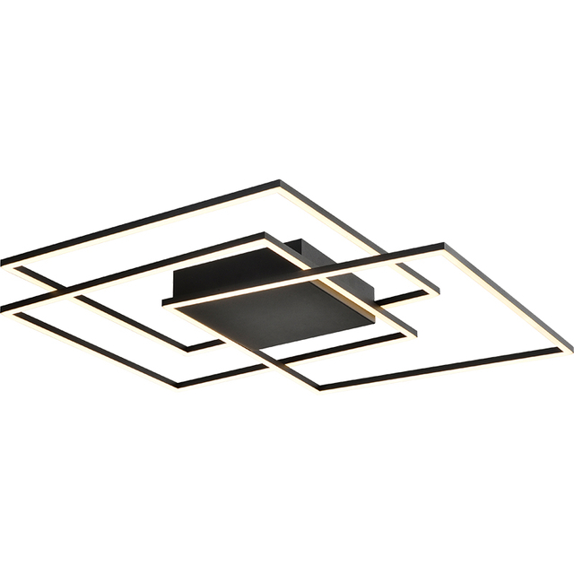 Modern Glare-free Soft LED Light Stripe Decor Square Ceiling Lamp Dia.75cm DIM