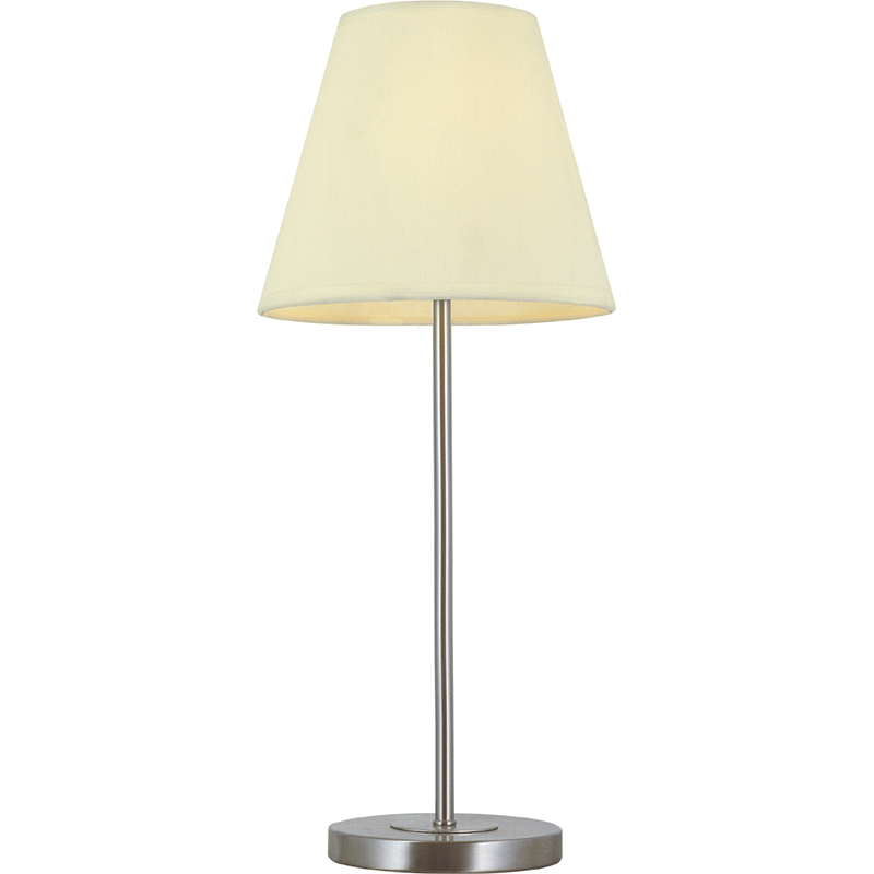 Modern Satin Table Lamp with 6 Degree Anti-Tilt Base and E14 Socket