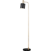 Elegant Nordic Authenic Design Matt Black Floor Lamp E27