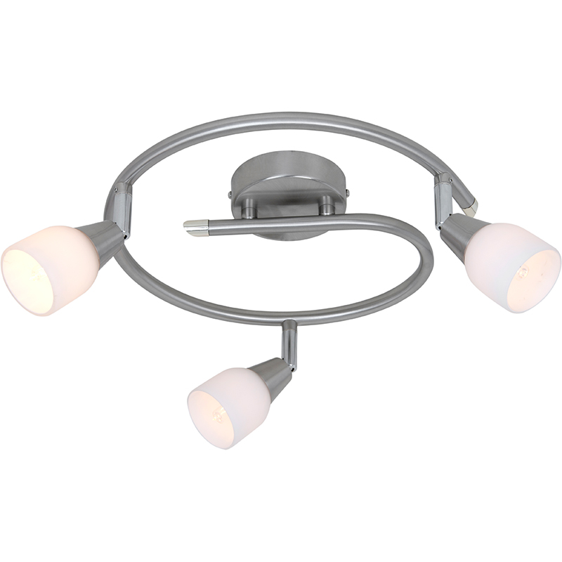 Simple Plain Design of Opal Glass Spiral Adjust Ceiling Spot Light D40CM G9