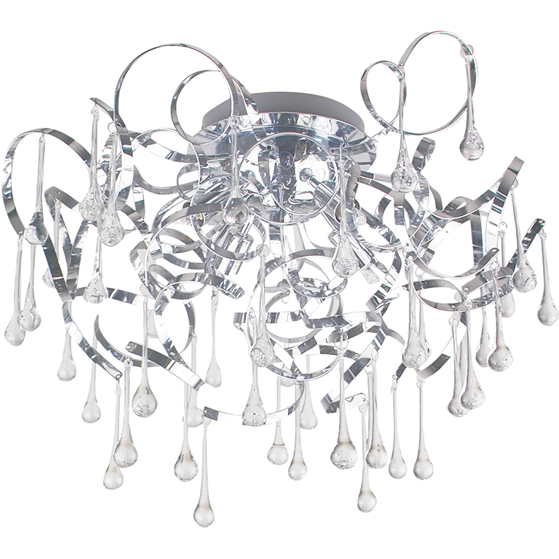 Elegant Design of Waterdrop Nest Crystal Glass Ceiling Light G9