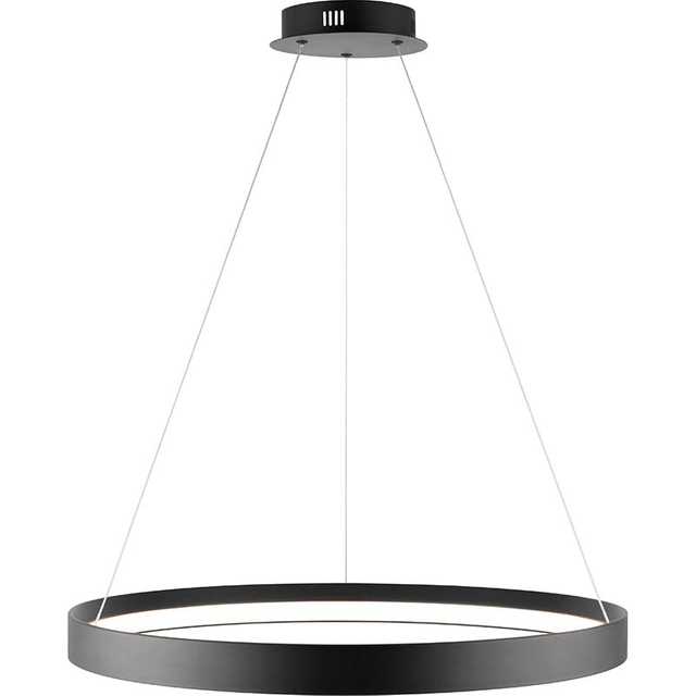 Modern LED Taklampe Sandy Black Pendent Lamp Dia.61.5cm DIM with RF Remote