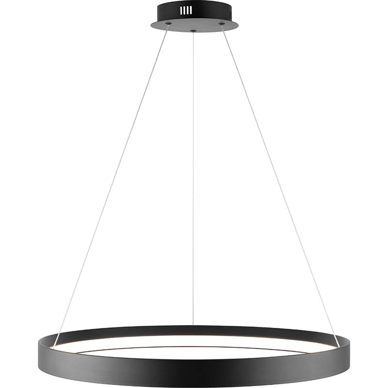 Modern LED Taklampe Sandy Black Pendent Lamp Dia.61.5cm DIM with RF Remote