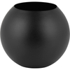 Elevate Your Decor with The Elegant Ball Steel Candle Holder/Vase in Sandy Black