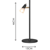 ORION Simple Attractive Desk Lamp Table Spot Light Decor with Frosted Glass G9