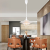 Nordic Round Light Attractive Chandelier Pendent with SSQP To Adjust The Height Matt White E27