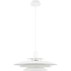 Nordic Round Light Attractive Chandelier Louvre Pendent Light Height Adjustable All Matt White E27