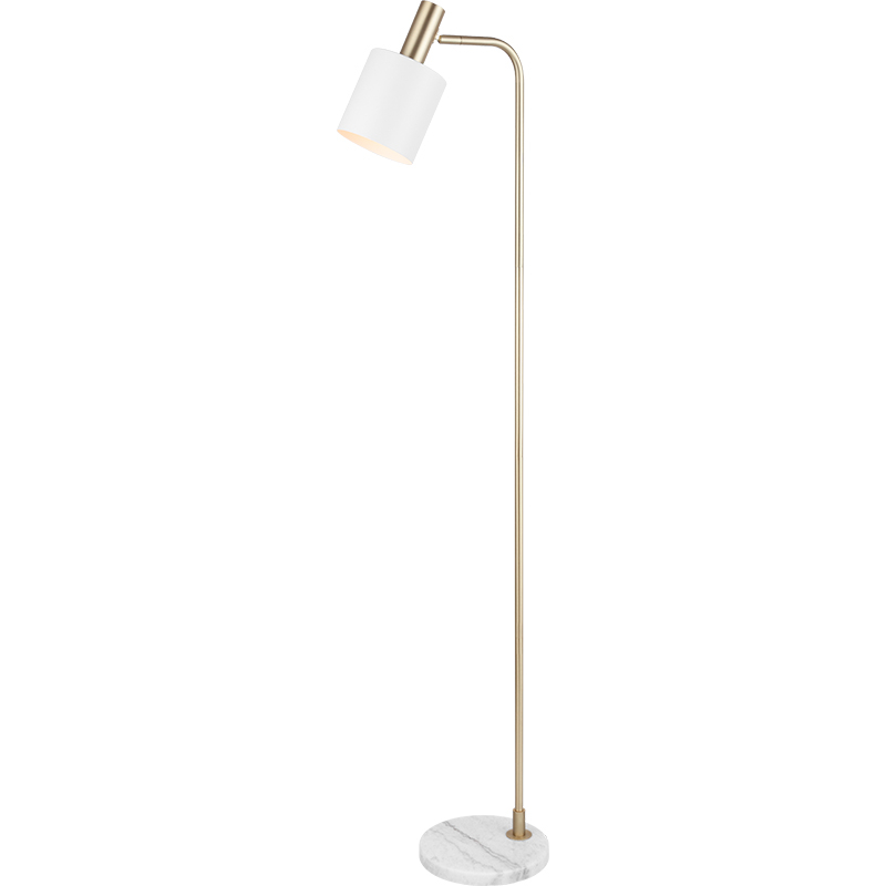 Elegant Nordic Authenic Design Matt White Floor Lamp E27