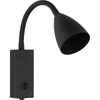 Nordic Modern Wall Spot Light Home Decorative Light with Flex Arm Sand Black GU10 Dim