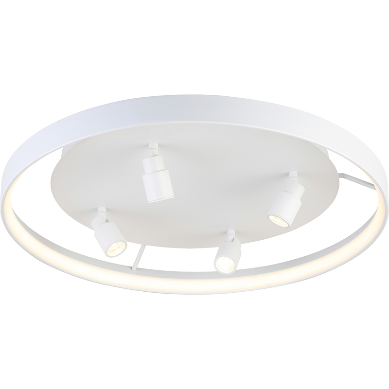 Mordern Elegant Glare-free Soft LED Light Ceiling Lamp 3-Spot Lights Dia.61cm DIM