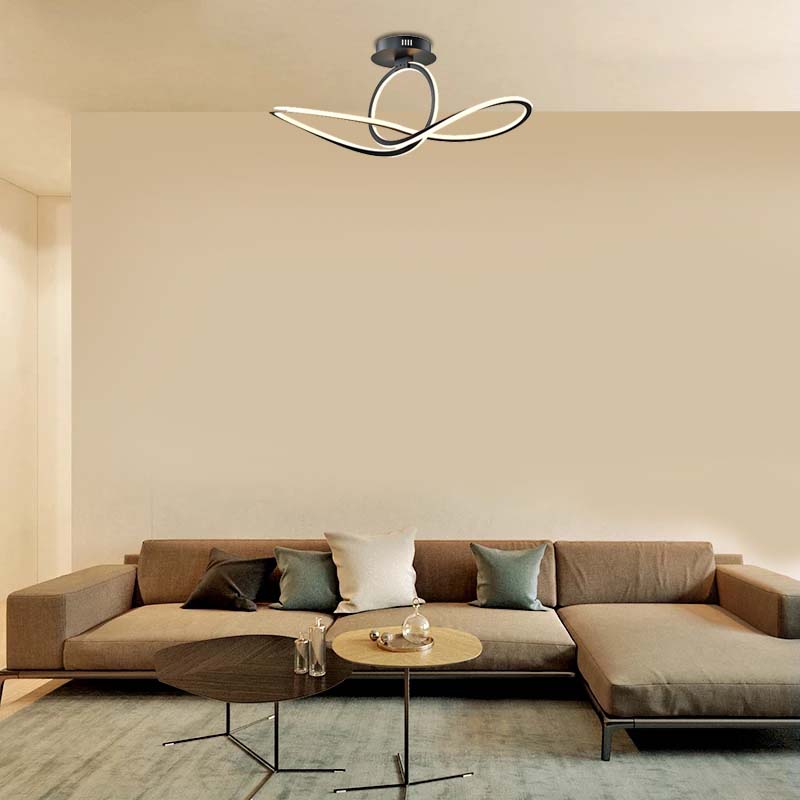 Mordern Elegant Glare-free Soft LED Light Stripe Ceiling Lamp Dia.74cm DIM