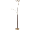 Elegant Design Standing Light Creative Floor Light Matt Brass with Twin Stepless Dim