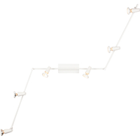 Modern 3-Straight Bars Swingable Ceiling Spotlight Light Industrial White GU10