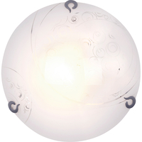 Modern Attractive Frosted Glass with Metal Clips Decor Ceiling Lamp Dia.30cm E27