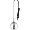 Simple Attractive Ball Lamp Window Pendant Light - Smoke Glass Dia.15 G9