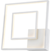 Glare-free Soft LED Light Stripe Double Square Ceiling Lamp - Dia.35cm - Sand White - DIM