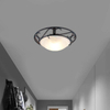 Classic Design with Yellow Alabaster Glass Ceiling Lamp E27