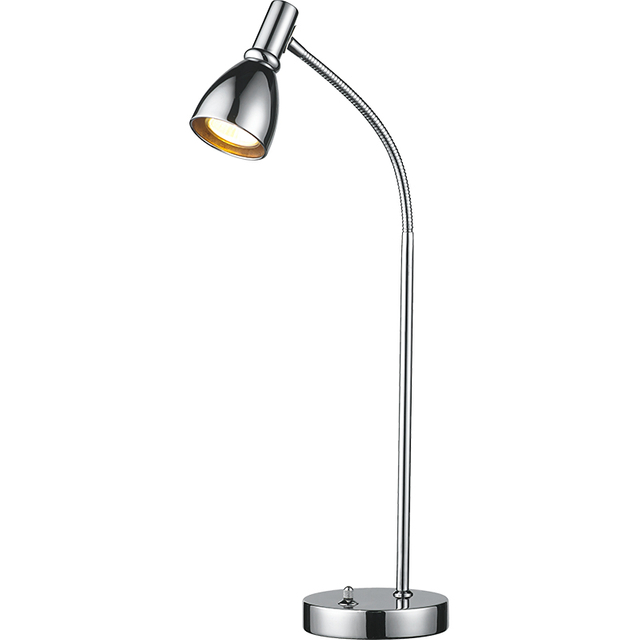 EMIL Simple Attractive Desk Lamp Table Spot Light Decor with Flexiable Arm Chrome GU10 Dimmable