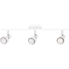 EMIL Ceiling Lamp in Nordic Modern Style with 3 Spotlights and GU10 Fitting in Sandy White