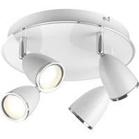 Simple Design Round Adjustable Ceiling Spot Light White 4lys LED