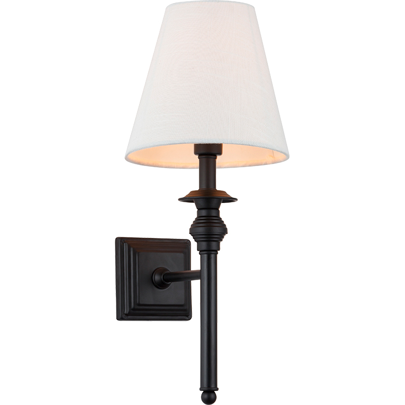 Classic Authentic Design of Wall Sconces Light Matt Black E14