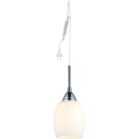 Simple Plain Design of Opal Glass Hanging Lamp Window Pendant Light E14