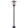 Classic Nordic Outdoor Post Lamp Glass Diffsuer Graphite M E27 IP54