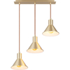 Simple Modern Vintage Hanging Base Retro Long Pendent Light 3lys E27