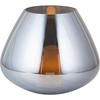 Embrace The Subtle Glamour of The KELLY Full Smoke Glass Candle Holder/Vase Dia.29cm for Stylish Decor