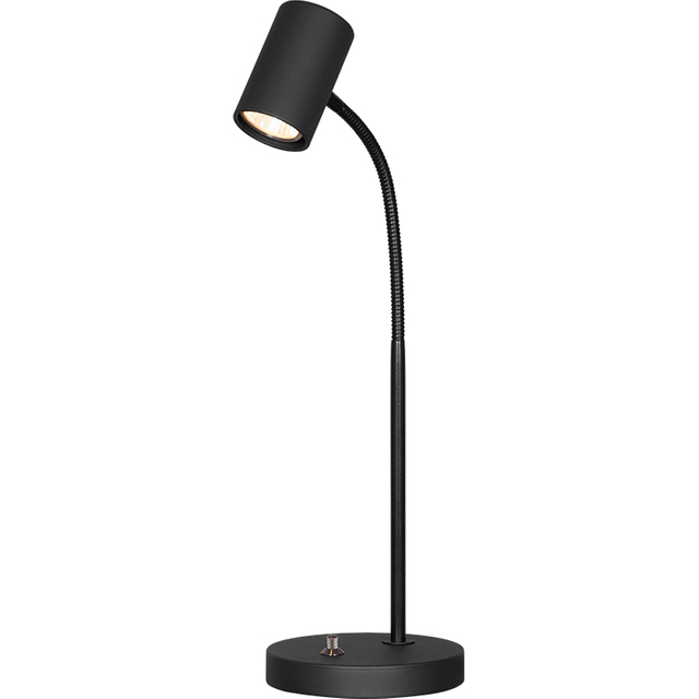 Sleek Desk Spot Light with Adjustable Arm and Dimmable GU10 Lamp