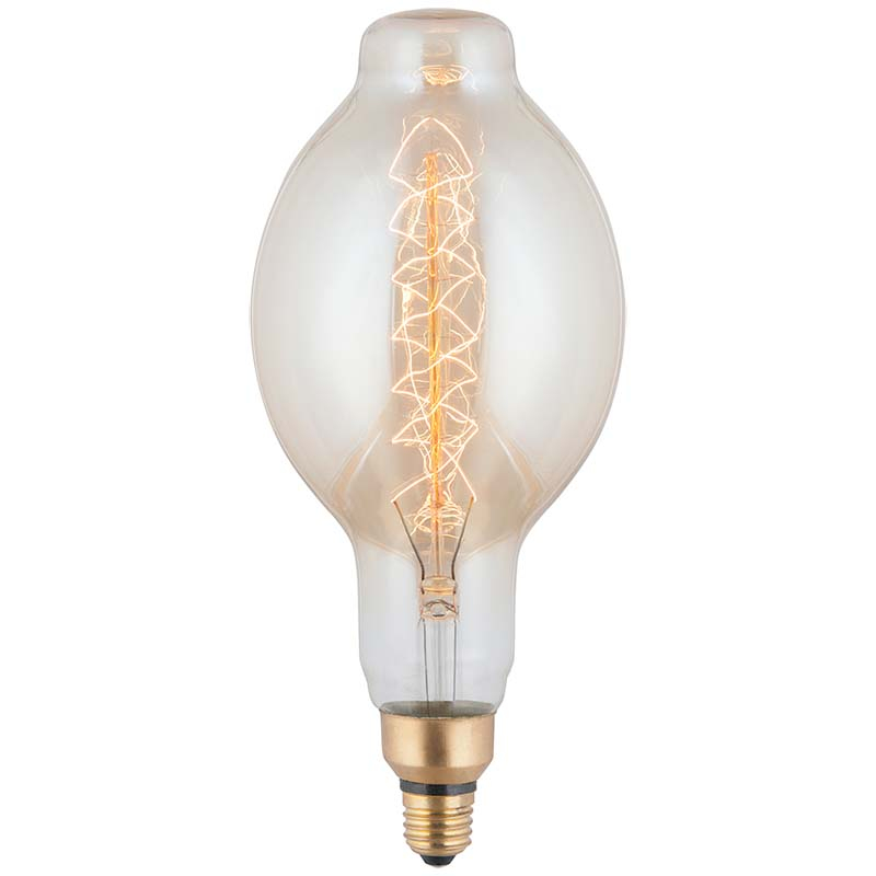 Create a Warm Ambiance with the 230V E27 Decor Filament 40W Amber Bulb