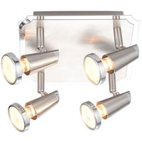 Simple Design Square Adjustable Ceiling Spot Light 4lys Satin GU10