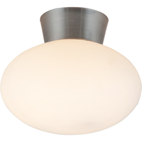 Simple Mushroom Round Style Barthroom Ceiling Light IP44 Opal Glass E27