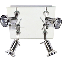 Modern Multi-Directional Ceiling Fixture Adjustable Bathroom Ceiling Spot Light 4lys GU10