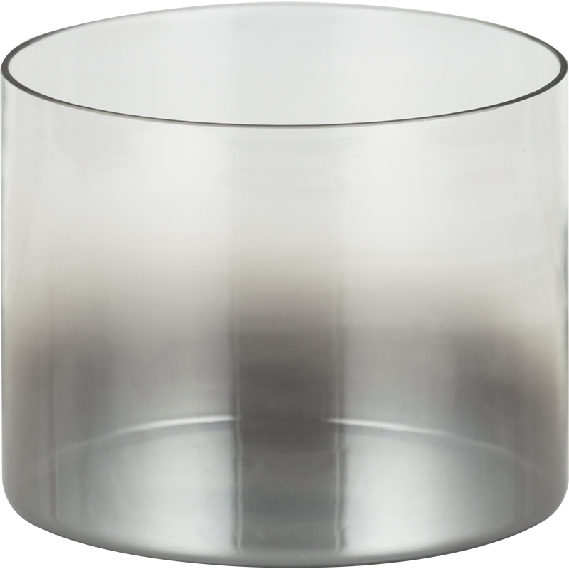 Beautifully Designed Glass Candle Holder or Vase with Elegant Decoration 15cm in Diameter and 12cm in Height