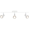 EMIL Ceiling Lamp in Nordic Modern Style with 3 Spotlights and GU10 Fitting in Sandy White