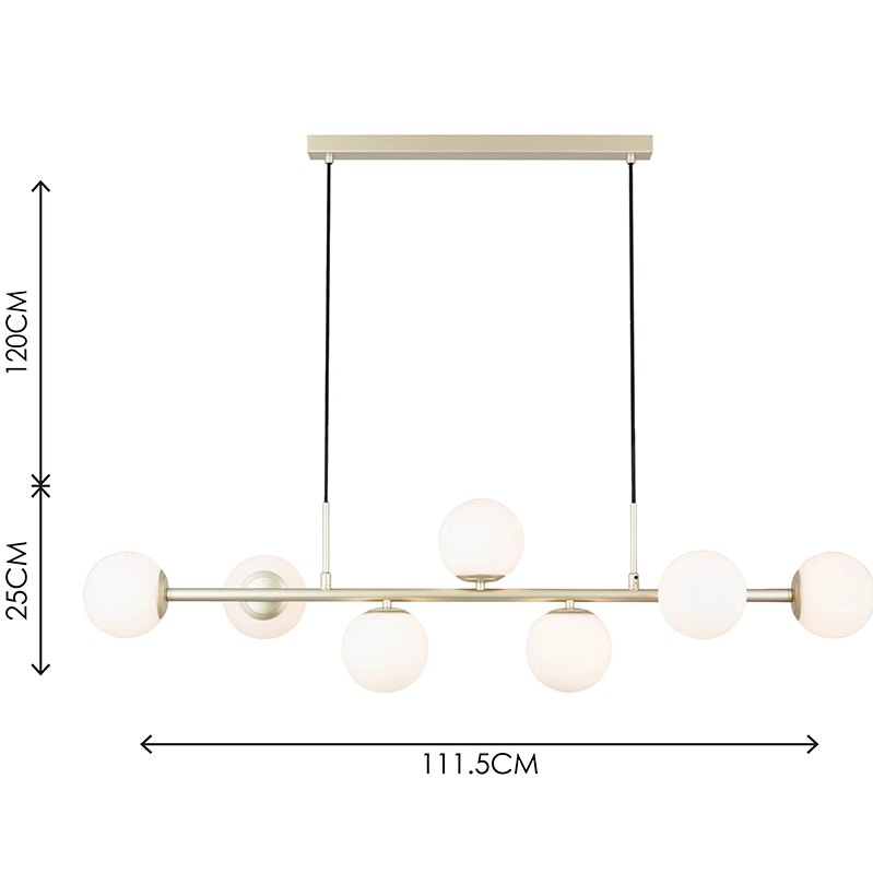 Experience Timeless Elegance with the Nordic Authentic Design Chandelier in Painted Brass and Opal Glass