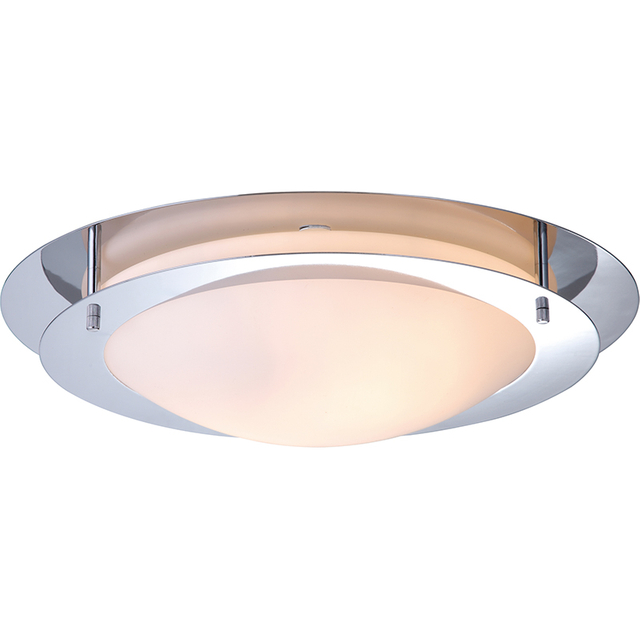 LED Flush Mount Fixture Lamp Double Decoration Rings Ceiling Light IP44 Dia.40 E27