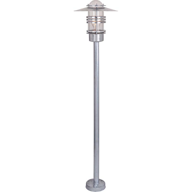 Outdoor Lighting with a Stylish Galvanized E27 IP54 Post Lamp