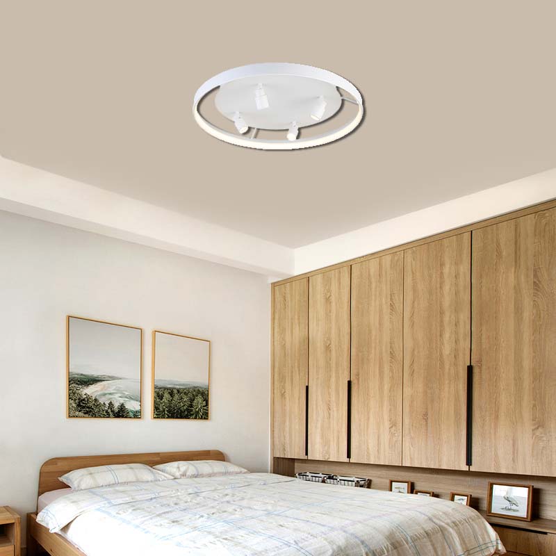 Mordern Elegant Glare-free Soft LED Light Ceiling Lamp 3-Spot Lights Dia.61cm DIM