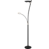 Elegant Design Standing Light Creative Floor Light Sand Black with Twin Stepless Dim