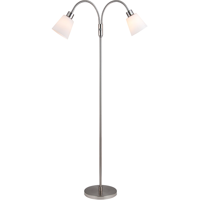 Modern Simplify Design Standing Lamp Twin Floor Lamp Satin E27